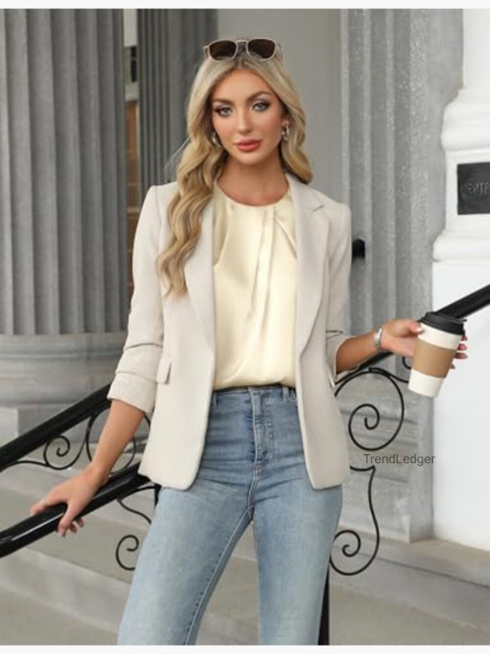 Satin Tank Top Business Casual Work Shirt Loose Fit Sleeveless Blouse - Picture 4 of 7